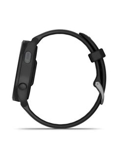 GARMIN Forerunner 165 - 43MM - Up To 11 Days Battery Life - 1.2"inch Amoled Display, Scratch Resistant, Chemically Strengthened Glass, Heart Rate Monitor, Stress Tracking, Advanced GPS and Running Features, Built-in GNSS and Sports App, iOS and Android Compatible Black Slate Grey  - Image 2