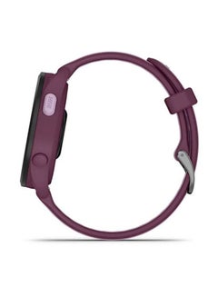 GARMIN Forerunner 165 Music - 43MM - Up To 11 Days Battery Life - 1.2"inch Amoled Display, Scratch Resistant, Chemically Strengthened Glass, Heart Rate Monitor, Stress Tracking, Save Music On Device, Advanced GPS and Running Features, Built-in GNSS and Sports App, iOS and Android Compatible Berry/Lilac  - Image 2
