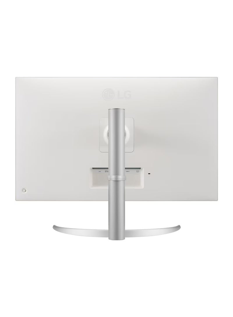 LG - 32 inch Smart Monitor (32SQ730S-W) 4K UHD(3840x2160) Display, webOS Smart Monitor, ThinQ Home, Magic Remote, USB Type-C, 2x5W Stereo Speakers, AirPlay 2, Screen Share, Bluetooth Silver - Image 1