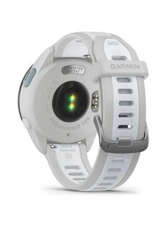 GARMIN Forerunner 165 Music - 43MM - Up To 11 Days Battery Life - 1.2"inch Amoled Display, Scratch Resistant, Chemically Strengthened Glass, Heart Rate Monitor, Stress Tracking, Save Music On Device, Advanced GPS and Running Features, Built-in GNSS and Sports App, iOS and Android Compatible Mist Gray/Whitestone  - Image 3