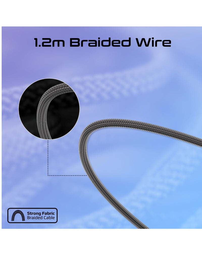 سماعات أذن مع موصل USB-C، سماعة أذن مريحة USB-C HD أحادية مع ميكروفون، عزل الضوضاء، وظيفة الاتصال، والتحكم في مستوى الصوت في الخط لأجهزة iPhone 15، iPad Air، IPod، MonoPod-C أسود