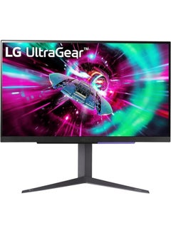 UltraGear 4K Gaming Monitor (27GR93U-B) 27 inch, 4K, 144Hz, 1ms GtG, IPS Display, HDR 10, NVIDIA G-Sync & AMD FreeSync compatible, Smart Energy Saving, Displayport, HDMI ‎Purple Gray