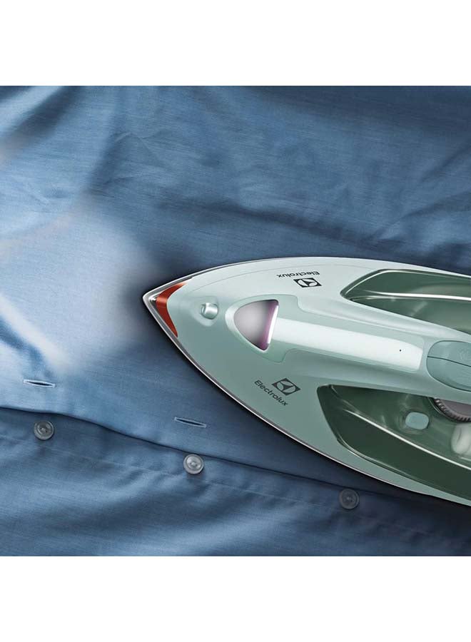 Electrolux Steam Iron With Powerful Steam Shot, Non-Stick Scratch-Resistant Resilium Soleplate, Tailored Programs For Every Fabric, Dual Clean System, Over Heating Protection, AutoOff 0.25 L 2300 W E7SI1-82LG Green - Image 5