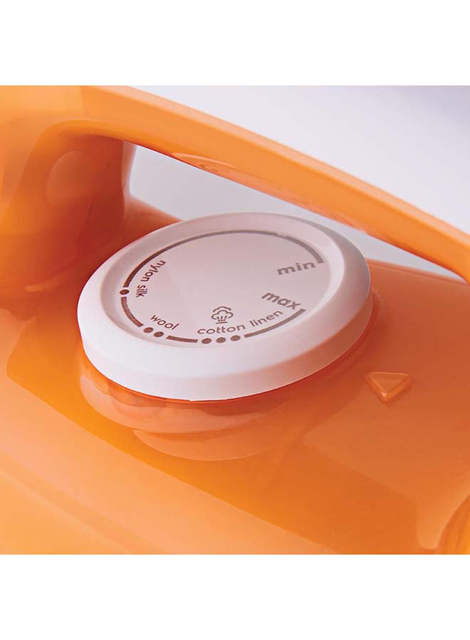 Electrolux Steam Iron 1600W With Powerful Steam Shot, Non-Stick Sole Plate, Anti Calc Drip Self Clean And Auto Shutoff, Automatic Steam Adjustment, Safe Touch Indicator, Light Weight-Easy To Use 0.25 L 1600 W ESI4007 Orange - Image 4