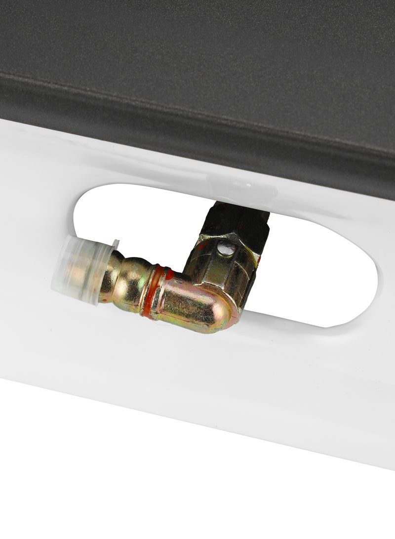 جيباس طباخ غاز من الفولاذ المقاوم للصدأ، 2 موقد من الحديد الزهر، استهلاك منخفض للغاز وتدفق محسن للتدفئة الفعالة/نظام الإشعال التلقائي، موقد غاز البترول المسال، مثالي للمنزل والشقق واستخدام المطبخ - Image 5