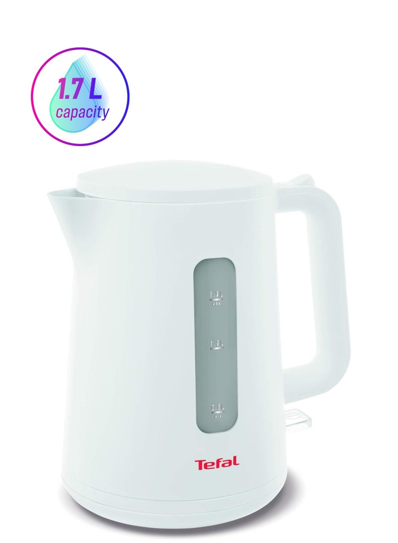 تيفال غلاية كهربائية تيفال 1.7 لتر بعنصر بلاستيكي KO200127