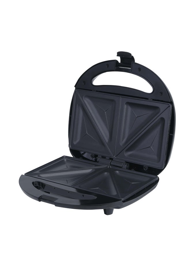 SONASHI 2 Slice Sandwich Maker with Non-Stick Plates | Overheat Protection, Power On/Off and Ready Indicator | Perfect for Breakfast 750 W SSM-884 Black/Silver  - Image 4