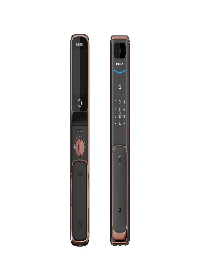 Philips Smart Lock  Digital Lock Auto-lock App Alarming Fingerprint Hidden Keypad Video Communication Black 421.57 x79.65 x 67.33mm - Image 2