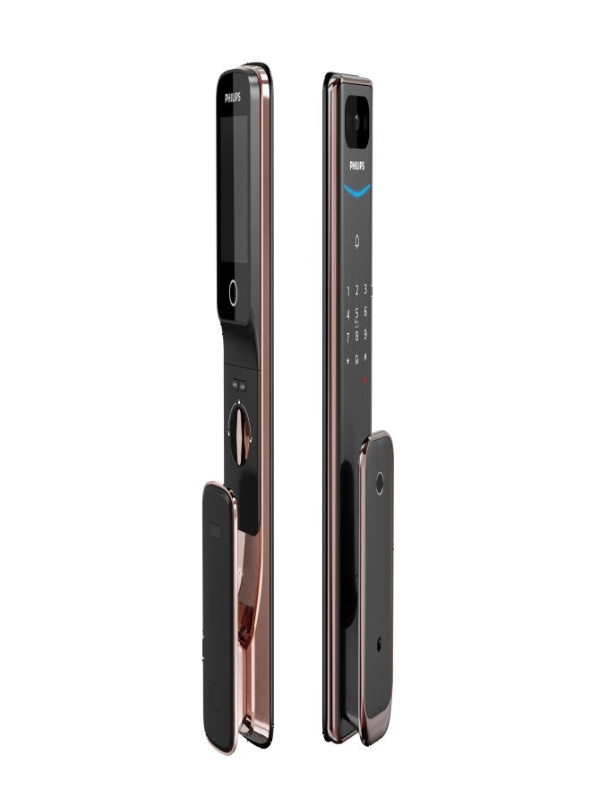 Philips Smart Lock  Digital Lock Auto-lock App Alarming Fingerprint Hidden Keypad Video Communication Black 421.57 x79.65 x 67.33mm - Image 4