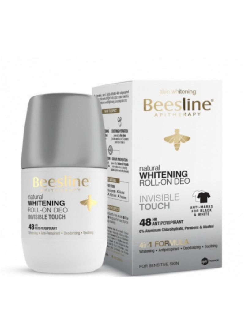 Beesline Natural Whitening Roll On Deo Invisible Touch 50ml