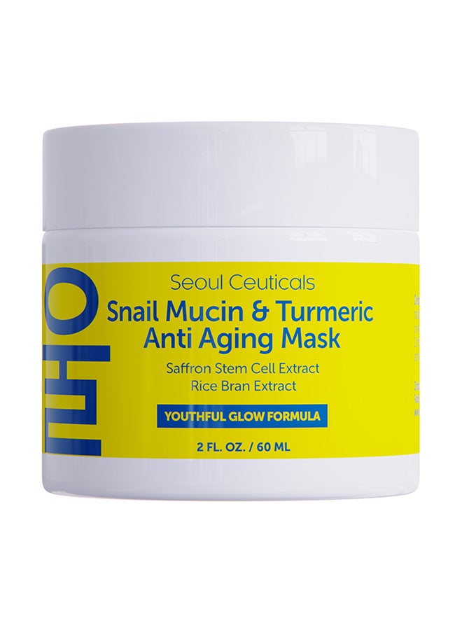 Snail Mucin & Turmeric Anti Aging Mask 60ml 