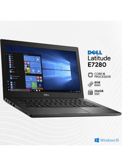 DELL Refurbished - Latitude 7280 Laptop With 12.5-Inch Display ,Intel Core i5 Processor/6Th Gen/8GB RAM/256GB SSD/Intel HD Graphics English Black  - Image 1