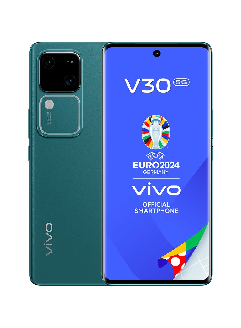 vivo V30 5G Dual SIM Lush Green 12GB RAM 512GB - Middle East Version  - Image 1