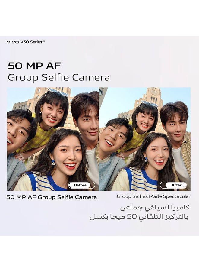 vivo - V30 5G Dual SIM Lush Green 12GB RAM 512GB With Exclusive Gifts Earbuds, Smart Fitness Band, 80W Charger And 24 Months Warranty + 1 Year Screen Replacement - Middle East Version - Image 1