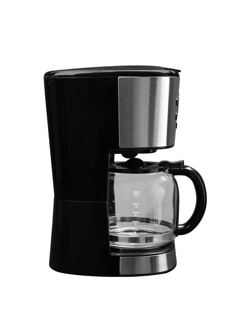AFRA Japan Coffee Maker 1.5L Capacity 900W Anti-Drip Removable Filter Automatic Shut off Stainless Steel Finish G-Mark ESMA RoHS CB 2 years warranty 1.5 L 900 W G-Mark ESMA RoHS CB Black/Silver - Image 3