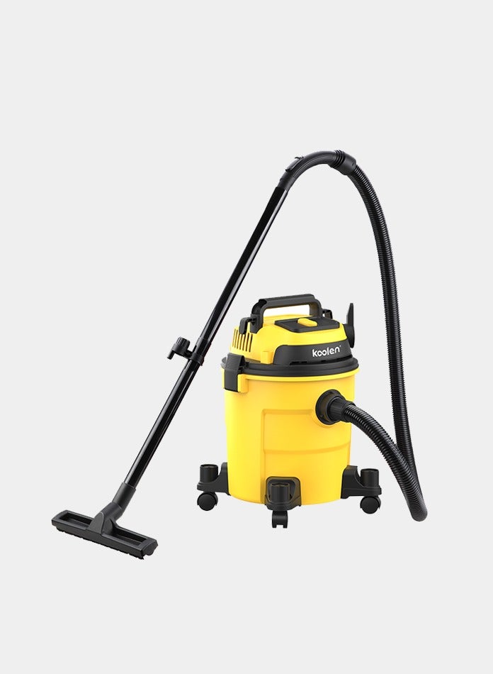 KOOLEN Wet And Dry Drum Vacuum Cleaner 20 L 1600 W 806101006 Yellow 
