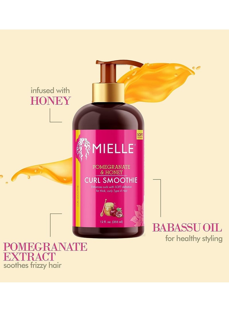 MIELLE Pomegranate And Honey Curl Smoothie 355ml - Image 2