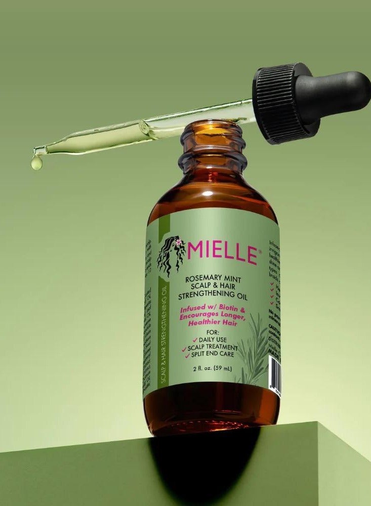 ميلي زيت تقوية فروة الرأس والشعر بخلاصة إكليل الجبل والنعناع - Image 3