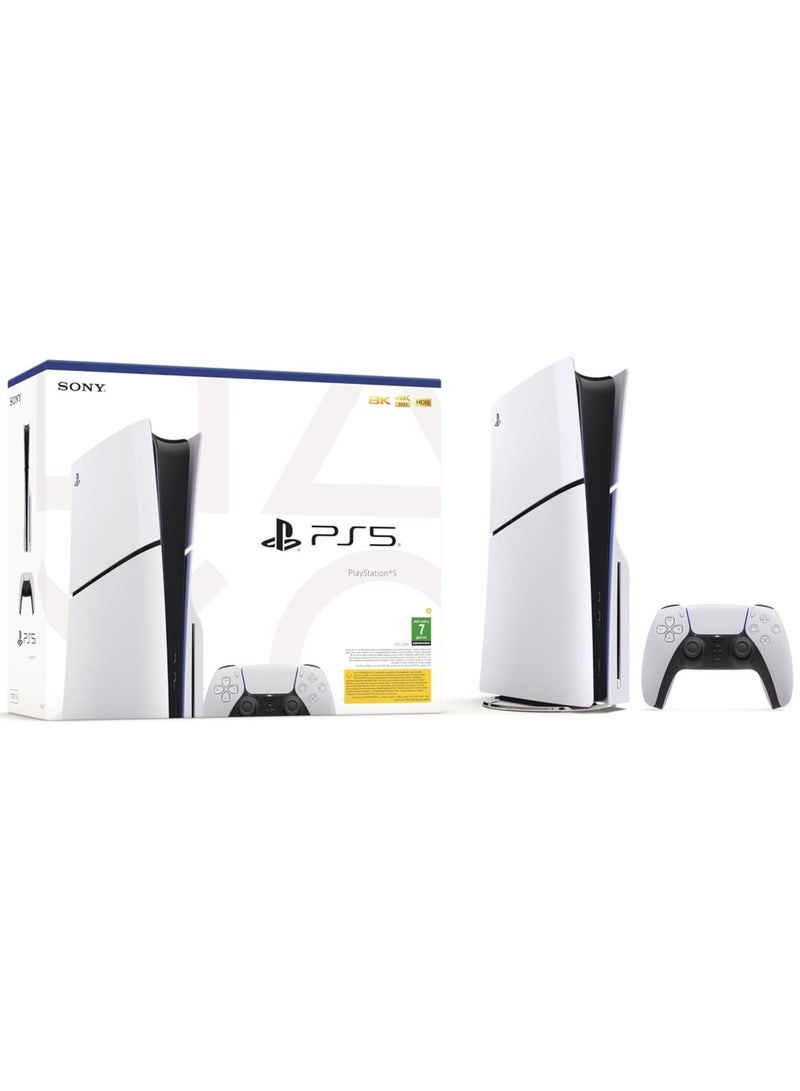 سوني وحدة تحكم قرصية رفيعة لجهاز PlayStation 5 مع وحدة تحكم لاسلكية إضافية  - Image 2