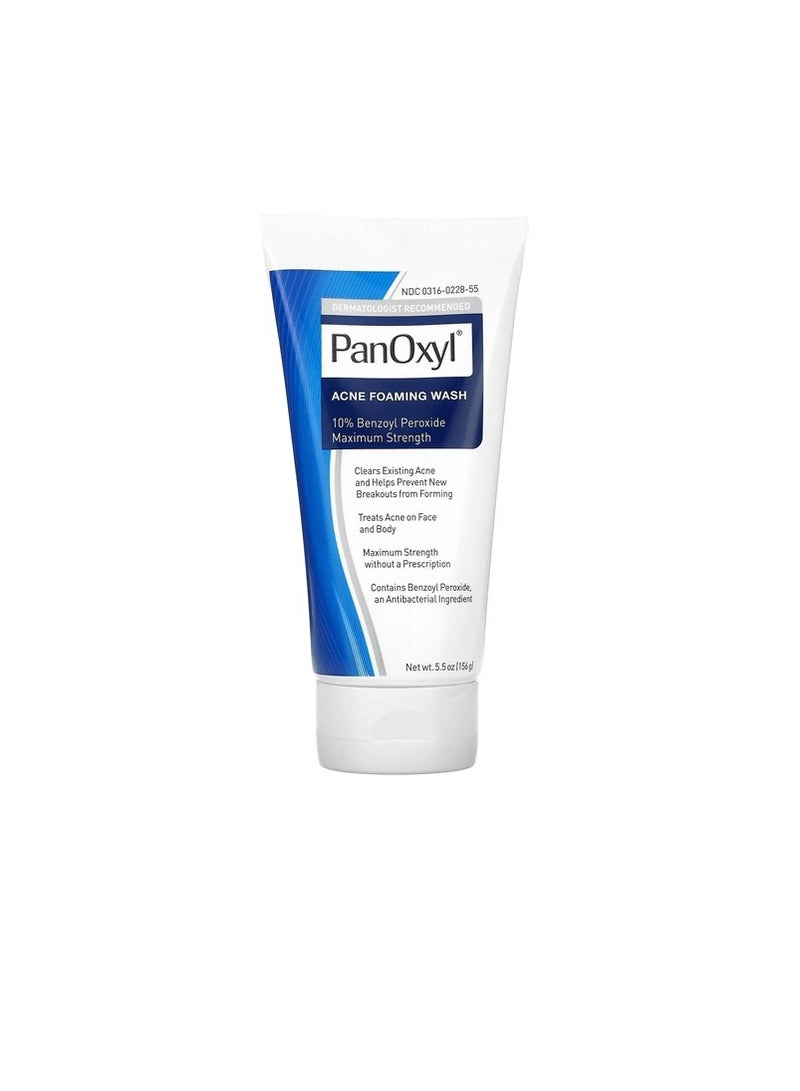 PanOxyl Benzoyl Peroxide 10% Acne Foaming Wash 156غcentigram - Image 1