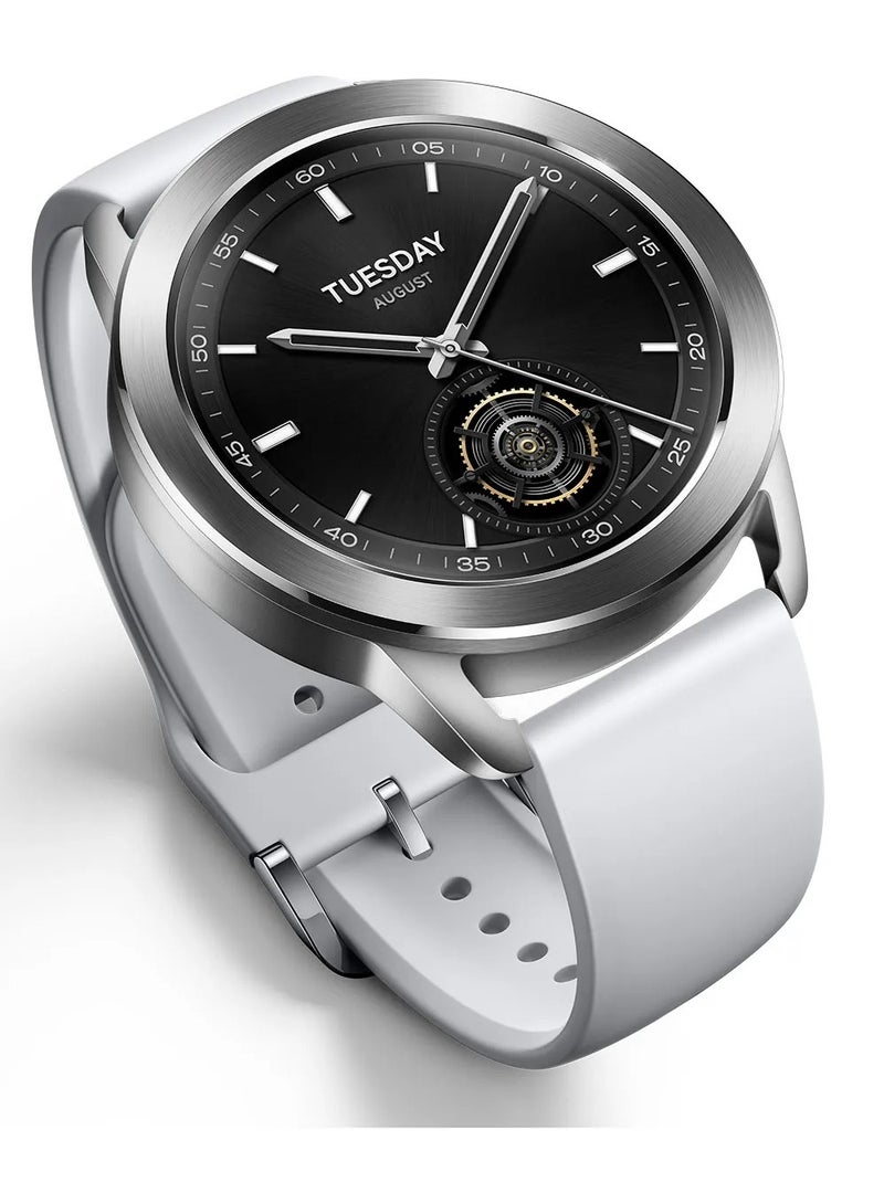 Xiaomi 486 mAh Watch S3 1.43 Inch Amoled Bluetooth 5.2 Heart Rate Blood Oxygen Monitoring Global Version Silver  - Image 4