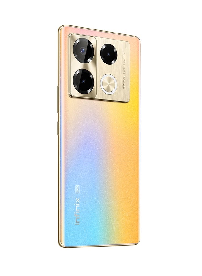 Infinix - Note 40 Pro 5G Dual SIM Titan Gold  8+8GB 256GB - Middle East Version - Image 1