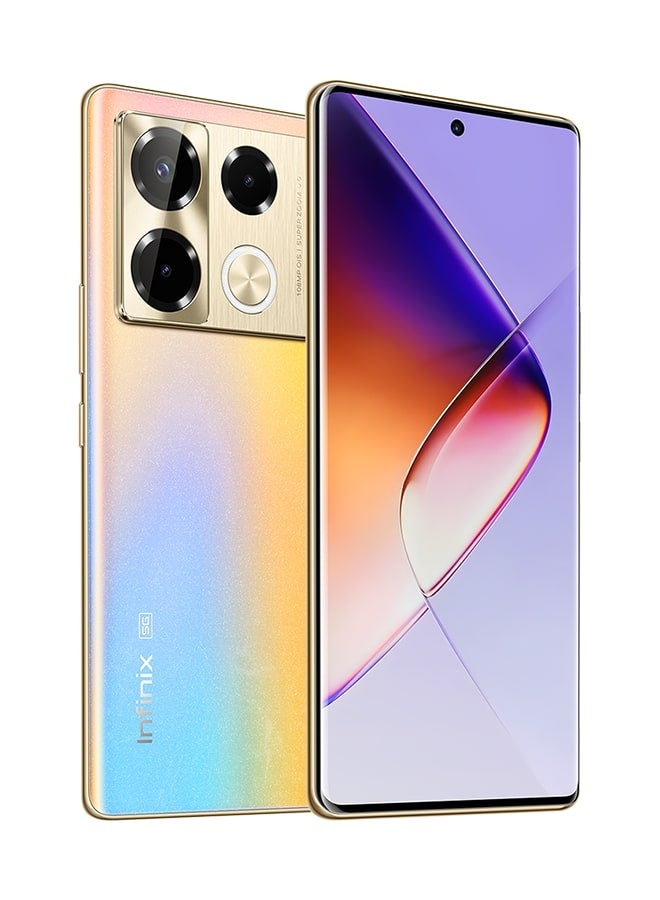 Infinix - Note 40 Pro 5G Dual SIM Titan Gold  8+8GB 256GB - Middle East Version - Image 1