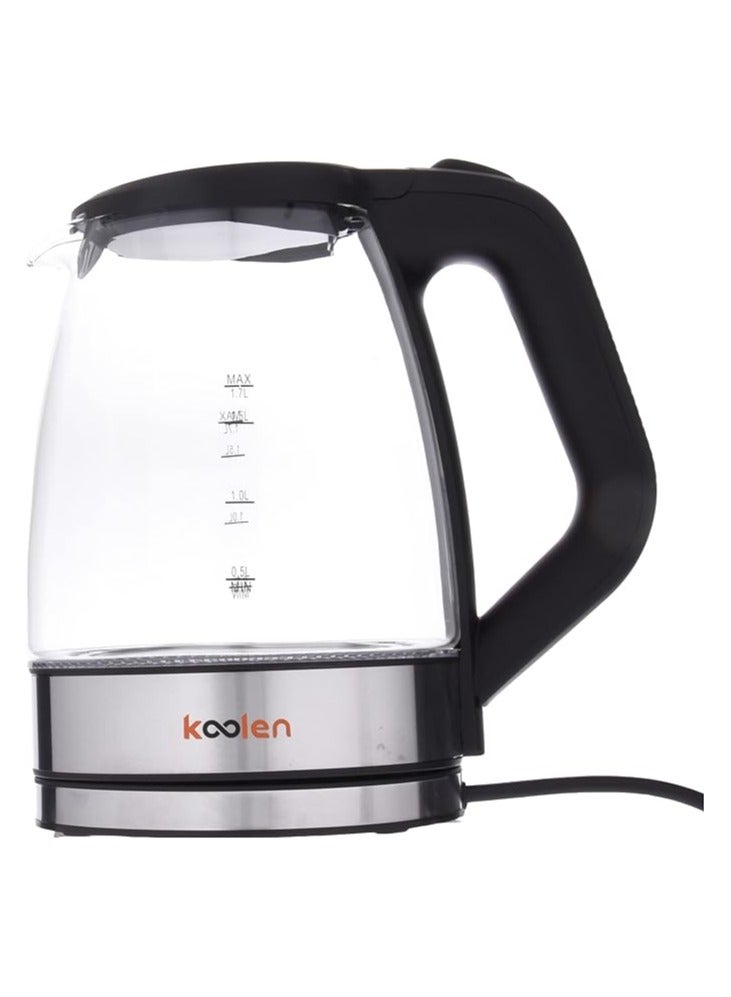 KOOLEN Electric Smart Glass Kettle with Digital Display 1.7 L 2200 W 800102024 Transparent  - Image 3