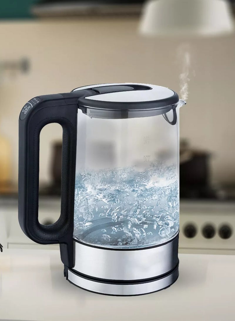 KOOLEN Electric Smart Glass Kettle with Digital Display 1.7 L 2200 W 800102024 Transparent  - Image 4