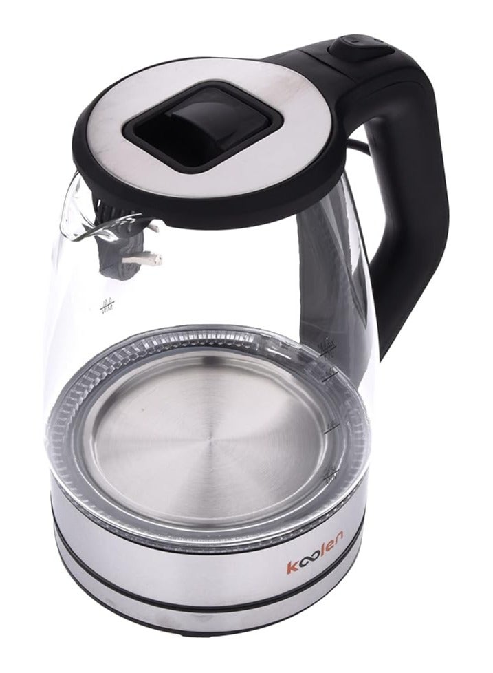 KOOLEN Electric Smart Glass Kettle with Digital Display 1.7 L 2200 W 800102024 Transparent  - Image 2