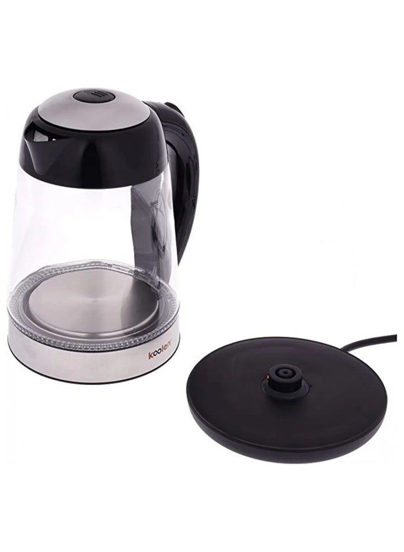 KOOLEN Electric Smart Glass Kettle with Digital Display 1.7 L 2200 W 800102024 Transparent  - Image 5