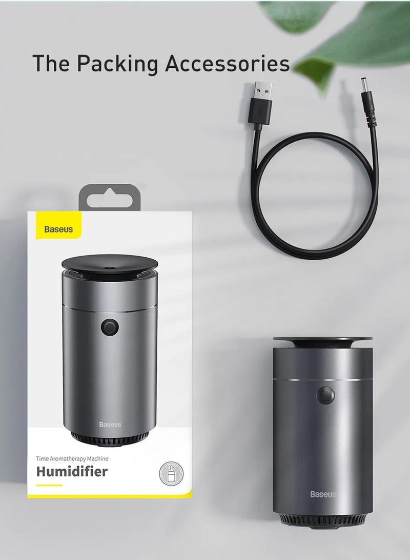Baseus Humidifier Air Purifier And Freshener With USB Cable Humidifier Gray  - Image 1