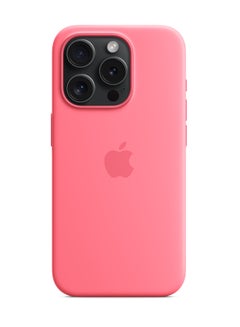 Apple iPhone 15 Pro Silicone Case With MagSafe Pink  - Image 1