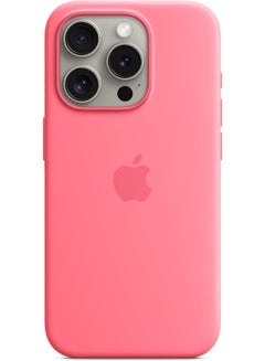 Apple iPhone 15 Pro Silicone Case With MagSafe Pink  - Image 3