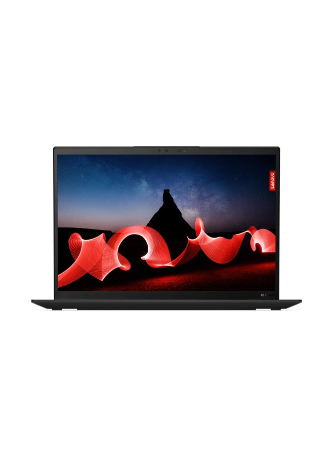 لينوفو كمبيوتر محمول ثينك باد X1 كاربون الجيل 11 بشاشة WUXGA IPS مقاس 14.0 بوصة ومعالج Core-i7 1355U/ذاكرة وصول عشوائي سعة 16 جيجابايت/محرك أقراص M.2 SSD سعة 512 جيجابايت/نظام تشغيل Windows 11 Pro/بطاقة رسومات Intel Iris Xe باللغة الإنجليزية/العربية أسود  - Image 1