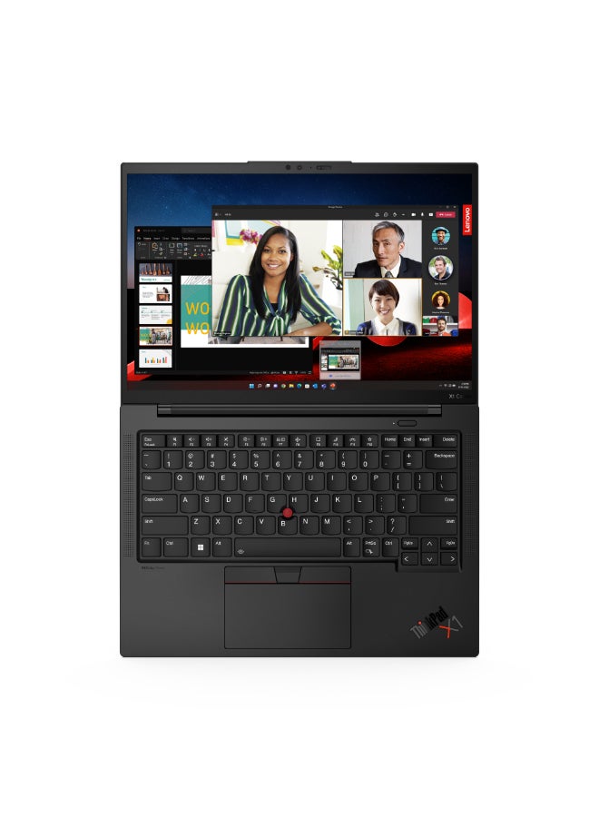 لينوفو كمبيوتر محمول ثينك باد X1 كاربون الجيل 11 بشاشة WUXGA IPS مقاس 14.0 بوصة ومعالج Core-i7 1355U/ذاكرة وصول عشوائي سعة 16 جيجابايت/محرك أقراص M.2 SSD سعة 512 جيجابايت/نظام تشغيل Windows 11 Pro/بطاقة رسومات Intel Iris Xe باللغة الإنجليزية/العربية أسود  - Image 5