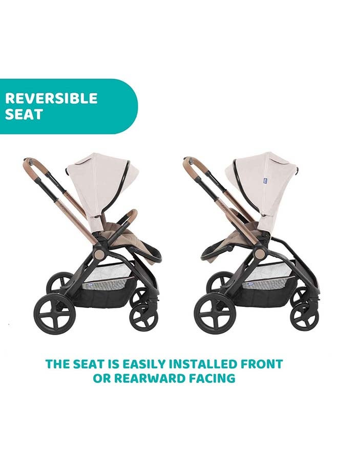 Chicco Mysa Stroller 0M-5Y, Amber Glow  - Image 3