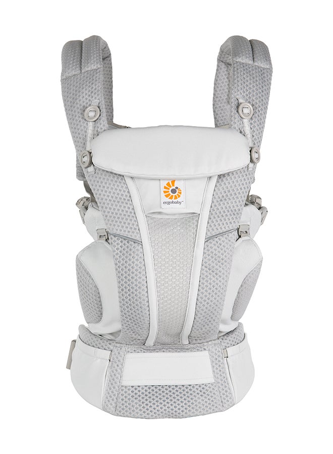 ergobaby Omni Breeze Baby Carrier For Newborns From Birth Up To 20 Kg, 4 Positions Softflex Mesh Ergonomic Baby Belly Carrier Back Carrier Baby Carrier (Pearl Grey ) - Image 3