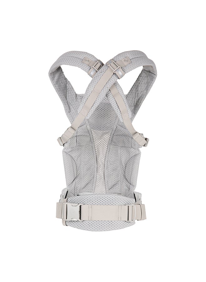 ergobaby Omni Breeze Baby Carrier For Newborns From Birth Up To 20 Kg, 4 Positions Softflex Mesh Ergonomic Baby Belly Carrier Back Carrier Baby Carrier (Pearl Grey ) - Image 5