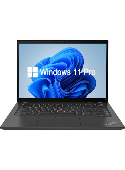 ThinkPad T14 G3 (21AJSE2Q00) (Upgraded Version) Laptop With 14-Inch Display, Core-i5-1235U Processor/16GB RAM/512GB SSD/Windows 11 Pro/Intel Iris Xe Graphics English Black