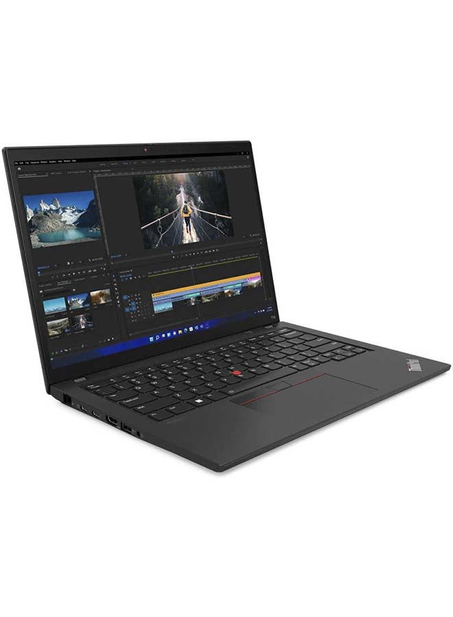 Lenovo - ThinkPad T14 G3 (21AJSE2Q00) (Upgraded Version) Laptop With 14-Inch Display, Core-i5-1235U Processor/16GB RAM/512GB SSD/Windows 11 Pro/Intel Iris Xe Graphics English Black - Image 1