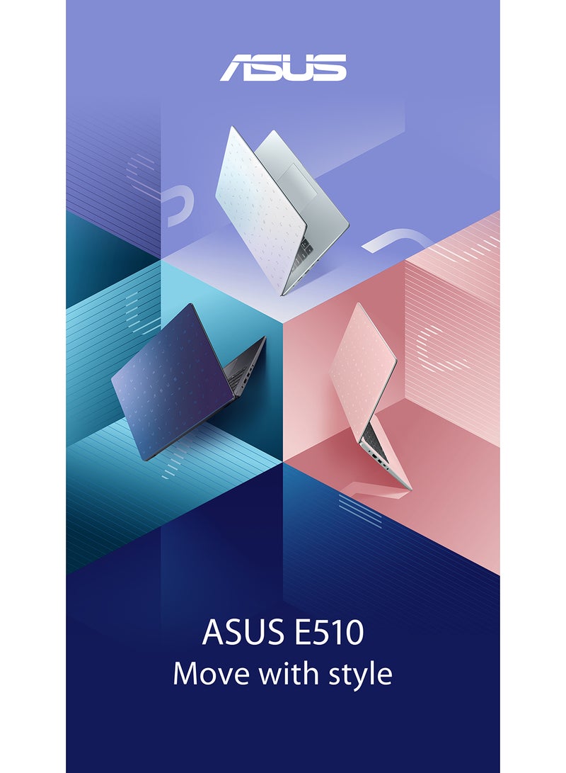 ASUS - Vivobook GO Laptop With 15.6-Inch Display, Celeron N4020 Processor/4GB RAM/128GB SSD/Intel Iris XE Graphics/Windows 11 English Peacock Blue - Image 1