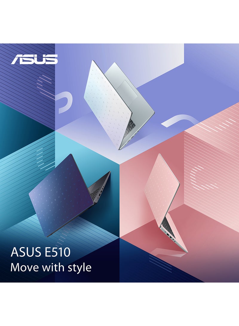 ASUS - Vivobook GO Laptop With 15.6-Inch Display, Celeron N4020 Processor/4GB RAM/128GB SSD/Intel Iris XE Graphics/Windows 11 English Peacock Blue - Image 1
