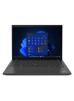 ThinkPad T14 Gen 4 (21HD008FGP) (Upgraded Version) Laptop With 14-Inch Display, Core-i7 1355U Processor/16GB RAM/512GB SSD/Windows 11 Pro/Intel Iris Xe Graphics English Black