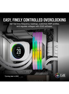 CORSAIR VENGEANCE RGB DDR5 RAM 32GB (2x16GB) 6000MHz CL40 Intel XMP iCUE Compatible Computer Memory - White (CMH32GX5M2B6000C40W) 32 GB  - Image 5