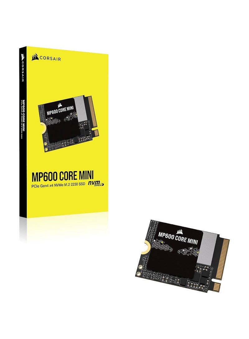MP600 CORE MINI 2TB M.2 NVMe PCIe x4 Gen4 2 SSD – M.2 2230 – Up to 5,000MB/sec Sequential Read – High-Density QLC NAND – Great for Steam Deck, ASUS ROG Ally, Microsoft Surface Pro – Black 2 TB