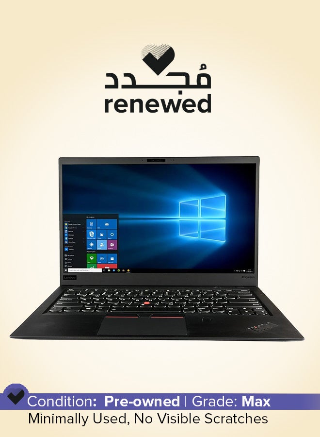 Lenovo Renewed - X1 Carbon With 14-Inch HD Display,Core i5/6th Gen/8GB RAM/256GB SSD/Intel HD Graphics English Black  - Image 1