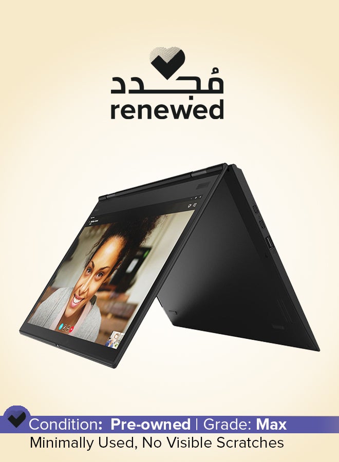 Lenovo - Renewed - X1 Yoga Laptop With 14-Inch Full HD Touch & 360 Rotate Display,Core i5/8th Gen/8GB RAM/256GB SSD/Intel HD Graphics English Black - Image 1