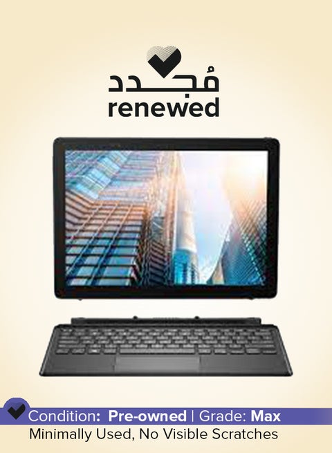 Renewed - Latitude 5290 (2-in-1) Laptop With 12.3-inch Touch Display,Core i7/8th Gen/16GB RAM/256GB SSD/Intel HD Graphics English Black