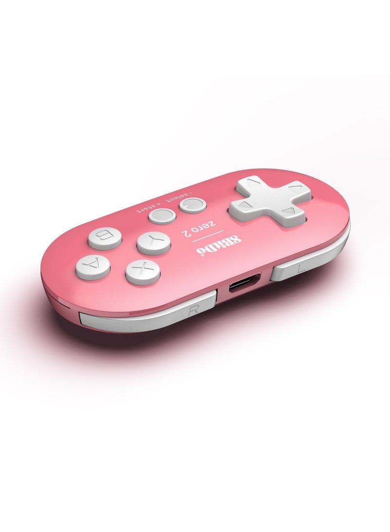 Zero 2 Bluetooth Gamepad Keychain Sized Mini Controller for Switch, Windows, Android, macOS & Raspberry Pi